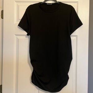 Ekouaer Black Maternity T-Shirt